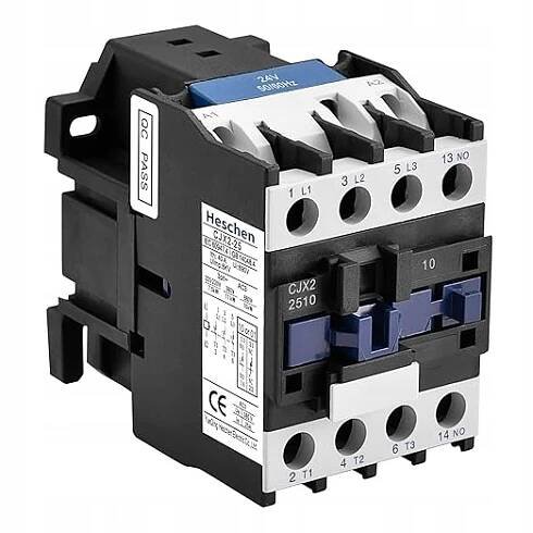 Stykač AC stykač, 220 V Průmyslový elektrický stykač proudu CJX2-2510 ZREE