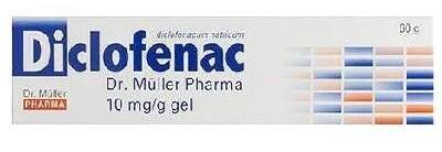 DICLOFENAC DR. MÜLLER PHARMA DRM 10MG/G GEL 1X60G I