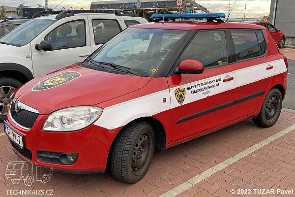 HZS STČ - Kolín - OA - Škoda Fabia - TECHNIKAIZS.cz