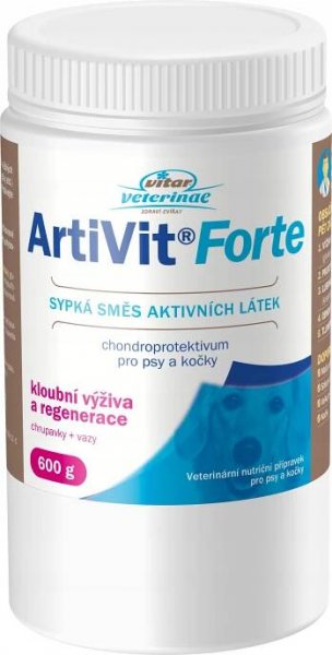 Vitar Veterinae Artivit Forte 600 g - extra silný