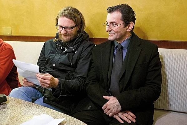 Rudolf Havlík s Ondřejem Vetchým diskutují o postavě