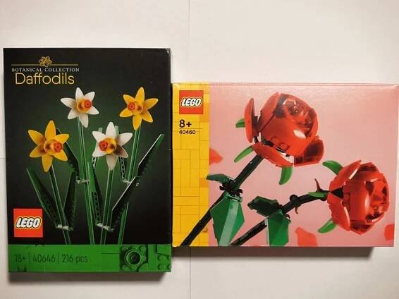 Lego Kytky - narcisy růže - Hračky
