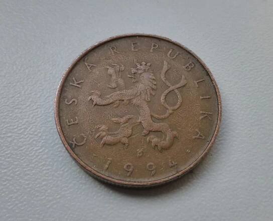 Mince 10 Kč 1994 - VZÁCNÁ varianta "f" - Numismatika