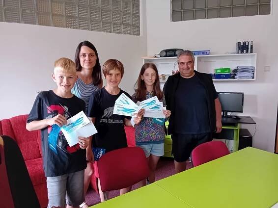 Gratulace žákům k úspěchu v krajském kole Dopravní soutěže
