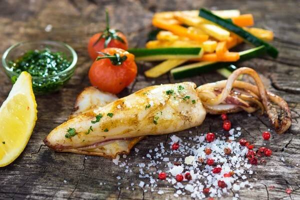 Recept: Grilované kalamáry