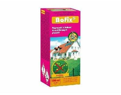 Bofix 100ml - trojkombinace účinných látek k hubení dvouděložných plevelů v trávnících