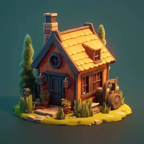 Roblox Hobbit House Modeling