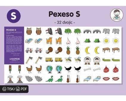 logopedické pexeso S