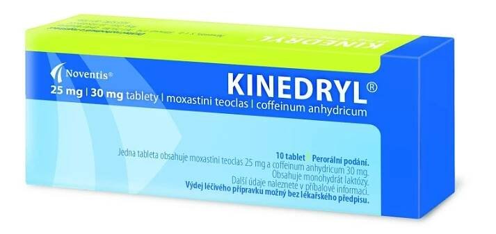 KINEDRYL 25mg/30mg 10 tablet