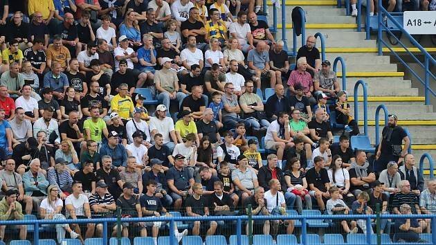 FC Zlín - 1. FC Slovácko 1:1 (fanoušci, 2. kolo, červenec 2025)
