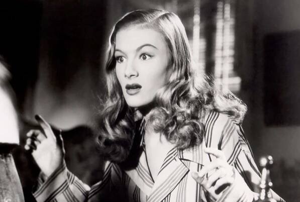Actress Veronica Lake in a scene from the movie "I Married a Witch"