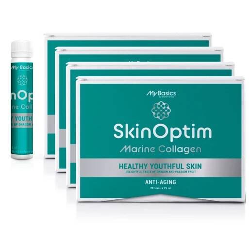 SkinOptim prémiový mořský kolagen s kyselinou hyaluronovou - kúra na 16 týdnů