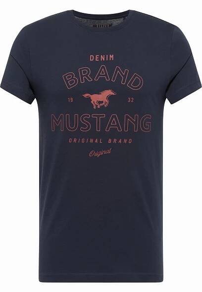 Pánské tričko MUSTANG modré | EXE JEANS | Specialisté na džíny Mustang, Cross, Mavi a další