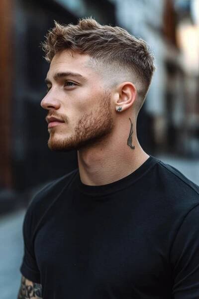 16 Edgy Men’s Punk Hairstyles That Show Confidence in 2025 | Mens haircuts short, Men fade haircut short, Mens haircuts fade