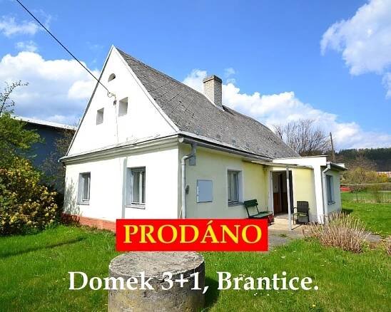 Pěkný domek 3+1 v Branticích u Krnova.