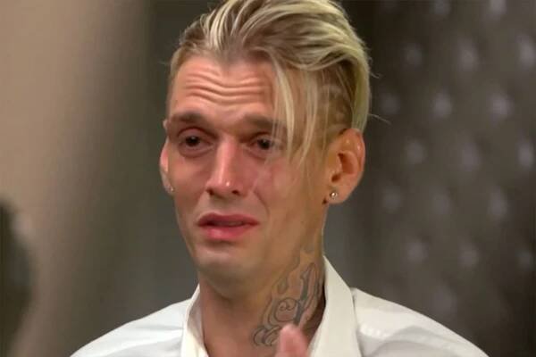Tearful Aaron Carter Says 'I'm Human and I Make Mistakes' Following Arrest