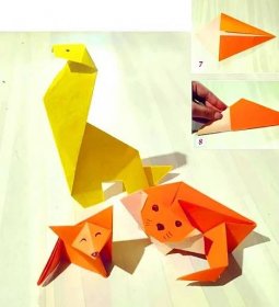 Udělej si sám papírová zvířátka pomocí techniky origami