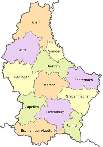 Administrativní dělení Lucemburska – Wikipedie