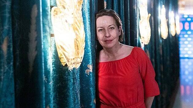 Barbara Lukešová na premiéře seriálu Moloch (26. května 2025)