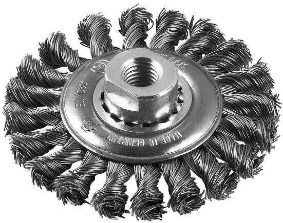 Bosch Accessories Okružní brusný kartáč pro úhlové a přímé brusky - copánkový drát, nerez, 100 mm 2609256509 1 ks