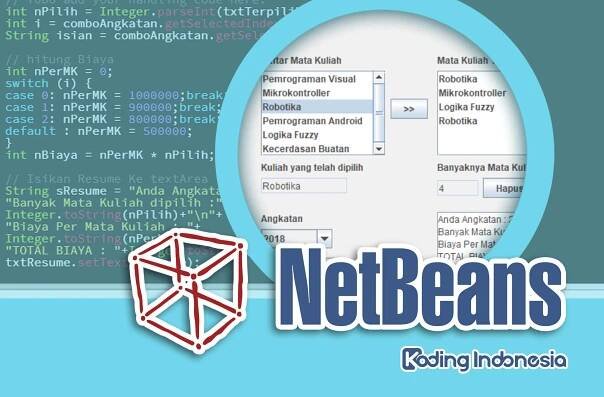 Belajar Pemrograman Visual Java Menggunakan NetBeans - Bagian 3