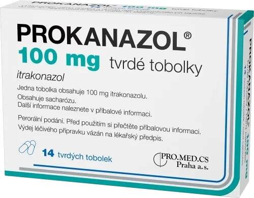 PROKANAZOL 100 mg tvrdé tobolky