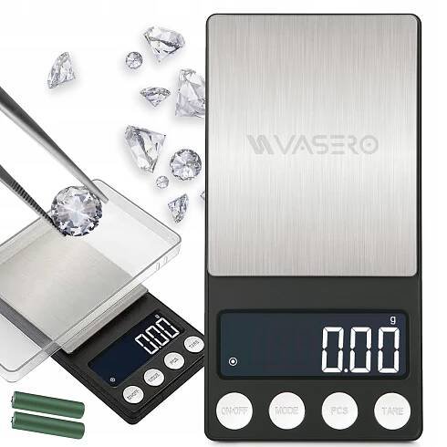 PŘESNÁ KLENOTNICKÁ VÁHA 500g 0,01g PŘESNÁ KUCHYŇSKÁ DOMÁCÍ PODSVÍCENÁ