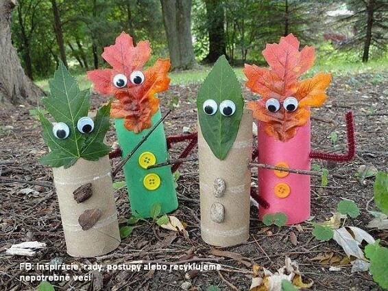 Z ruliček od toaletního papíru | Easy fall crafts, Fall crafts for kids, Autumn crafts