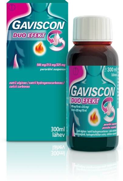 Gaviscon Duo Efekt Suspenze 300 ml