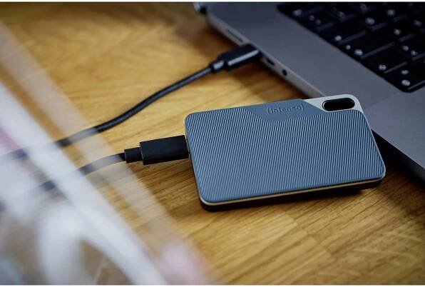 Intenso TX100 250 GB externí SSD disk USB-C™ (USB 3.2 Gen 1) šedomodrá 3826440