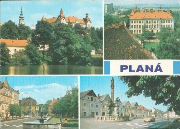 11D1564 Pohlednice- Planá, město ,okres Tachov | Aukro