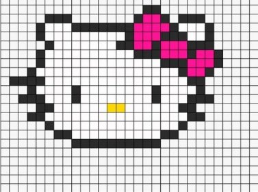 8 Hello Kitty Perler Beads Patterns