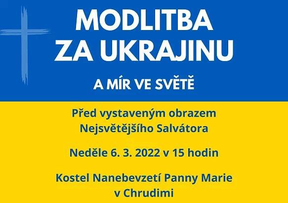 Modlitba za Ukrajinu a mír ve světě