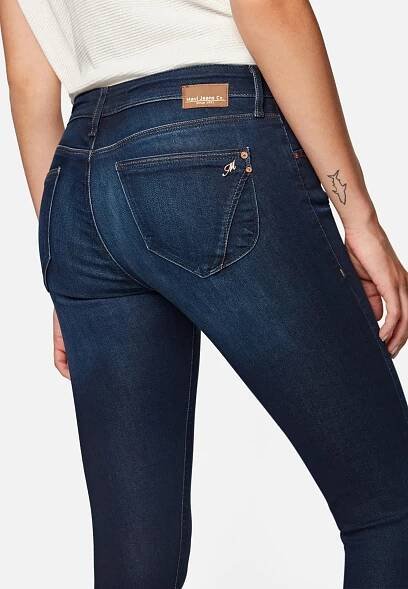 Dámské džíny MAVI Lexy tmavě modré-seprané | EXE JEANS | Specialisté na džíny Mustang, Cross, Mavi a další
