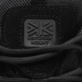 Black/Black - Karrimor - Mount Low Mens Waterproof Walking Shoes