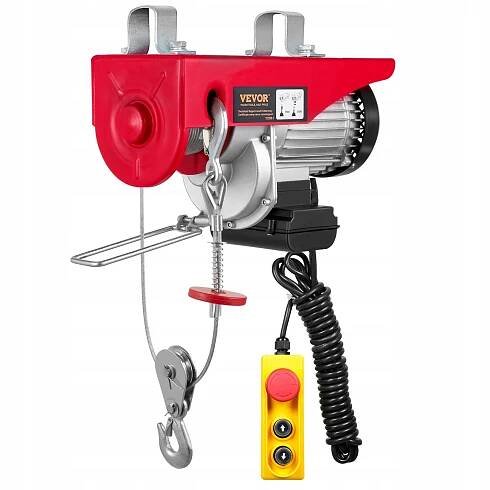 Elektrický kladkostroj 2200 lbs 1600W 220V 40ft 14ft kabelový dálkový ocelový naviják za 3106.00CZK - Allegro
