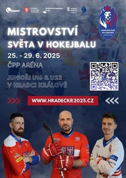 2025 ISBHF Ball Hockey World Junior Championships - Oficiální web oslav 800 let města Hradec Králové