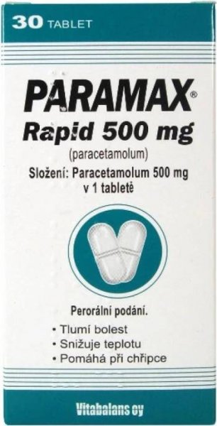 PARAMAX RAPID POR 500MG TBL NOB 30