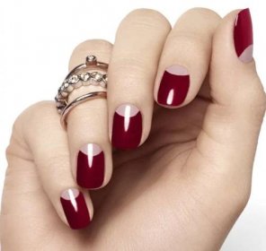 Royal burgundy nails