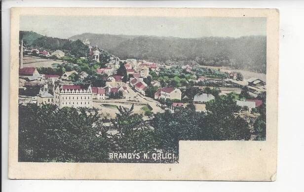 Brandýs nad Orlicí - pohled na město II.