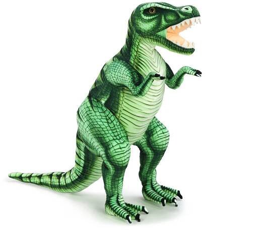 Plyšový velký dinosaurus T-Rex 128 cm, zelený