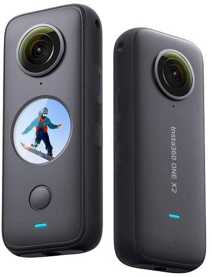 Insta360 ONE X2 akční kamera černá 5.7K 360° akční kamera vodotěsná -vadná-