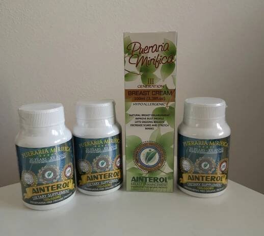 Krémy Pueraria Mirifica | Krém Ainterol (100 ml) + kapsle Ainterol (300 kapslí) |
