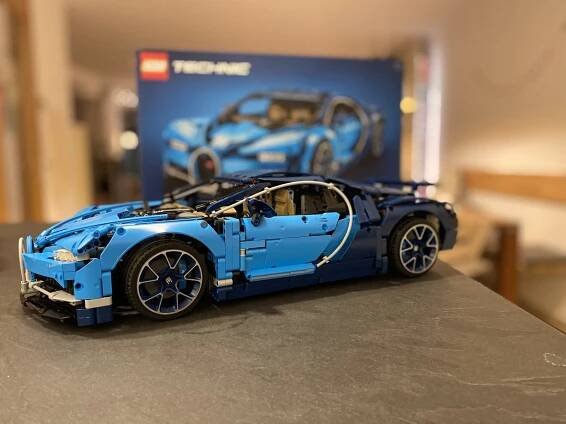 Lego Bugatti Chiron - das fertige Modell