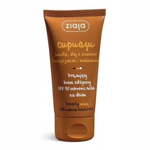 Ziaja, Cupuacu bronzující výživný denní krém SPF10 50 ml