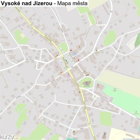 Vysoké nad Jizerou - mapy | Kurzy.cz