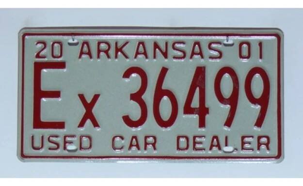 Americká SPZ Arkansas