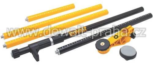 DE0882 DeWALT Teleskopická rozpěrná tyč 1/4 upínka, max. 3,4 m