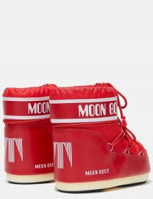 ICON LOW RED NYLON BOOTS