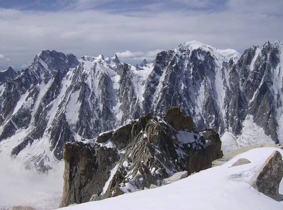 hany.info - Výstup na vrchol Aiguille d Argentiere (3901m), Masiv Mont Blanc, Alpy, Švýcarsko, Francie